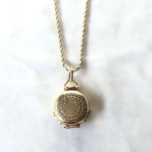 Four Picture Locket Necklace